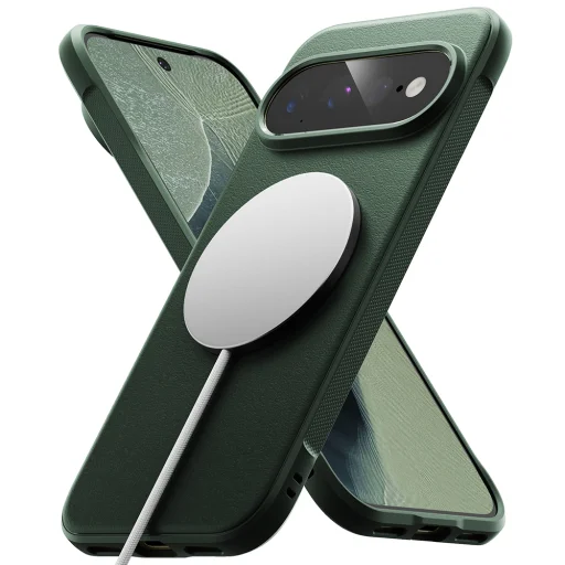 Google Pixel 11 Pro XL tmavozelený zadný kryt Ringke Onyx MagSafe - 5