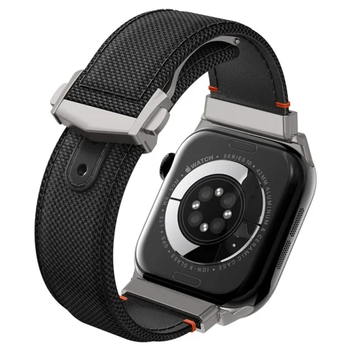 Apple Watch 44 / 45 / 46 / 49 mm fekete Spigen Classic Fit óraszíj (AMP09304) - 4