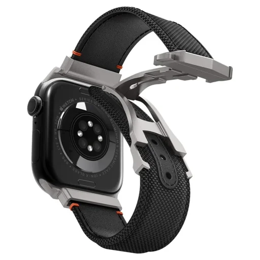 Apple Watch 44 / 45 / 46 / 49 mm fekete Spigen Classic Fit óraszíj (AMP09304) - 6
