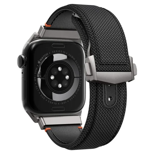 Apple Watch 44 / 45 / 46 / 49 mm fekete Spigen Classic Fit óraszíj (AMP09304) - 2