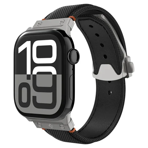 Apple Watch 44 / 45 / 46 / 49 mm fekete Spigen Classic Fit óraszíj (AMP09304) - 3