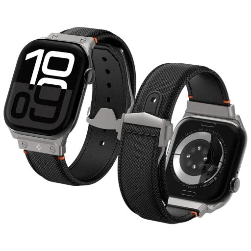 Apple Watch 44 / 45 / 46 / 49 mm čierny remienok Spigen Classic Fit (AMP09304) - 1