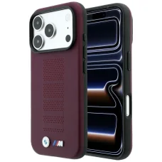 iPhone 18 Pro Max / 17 Pro Max Bordó BMW M Blue Perfo Metal Logo MagSafe tok