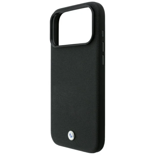 iPhone 18 Pro / 17 Pro fekete BMW Kevlar fém logós MagSafe tok - 6