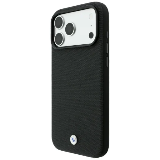 iPhone 18 Pro / 17 Pro čierny BMW Kevlar MagSafe kryt s kovovým logom - 2