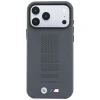Apple iPhone 18 Pro / 17 Pro szürke BMW M Blue Perfo Metal Logo MagSafe tok thumbnail