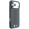 Apple iPhone 18 Pro / 17 Pro szürke BMW M Blue Perfo Metal Logo MagSafe tok thumbnail