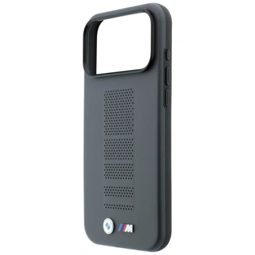 Apple iPhone 18 Pro / 17 Pro szürke BMW M Blue Perfo Metal Logo MagSafe tok - 6