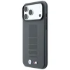 BMW iPhone 18 Pro Max / 17 Pro Max sivé M Blue Perfo Metal Logo MagSafe puzdro thumbnail