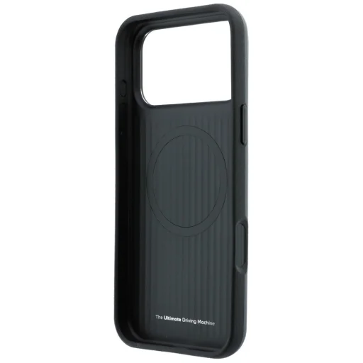 BMW iPhone 18 Pro Max / 17 Pro Max szürke M Blue Perfo Metal Logo MagSafe tok - 7