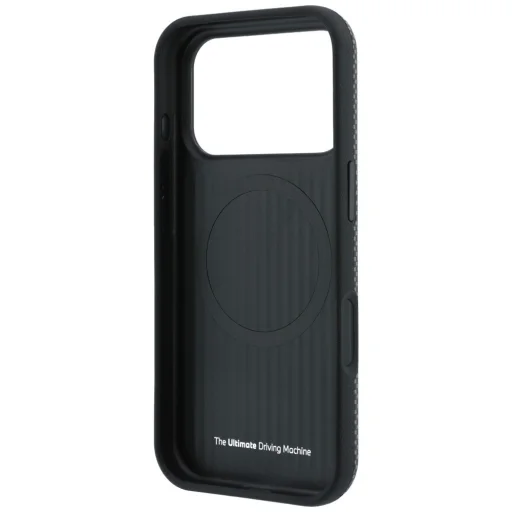iPhone 18 Pro / 17 Pro antracitszürke BMW M Quadrille Kevlar Tricolor Print Lines MagSafe hátlap tok - 7
