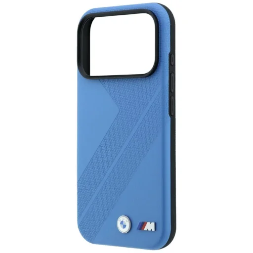 Apple iPhone 18 Pro Max / 17 Pro Max Kék BMW M Tire Track Metal Logo MagSafe tok - 6