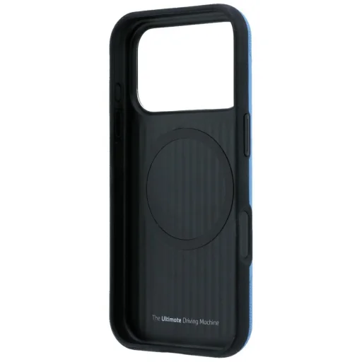 Apple iPhone 18 Pro Max / 17 Pro Max Kék BMW M Tire Track Metal Logo MagSafe tok - 7