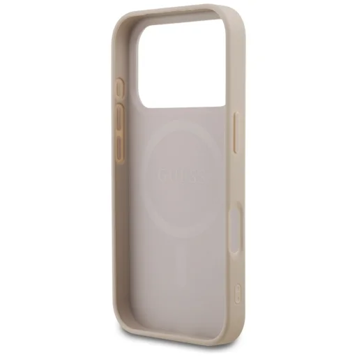Apple iPhone 18 Pro / 17 Pro ružový Guess 4G Small Classic Logo MagSafe zadný kryt - 7