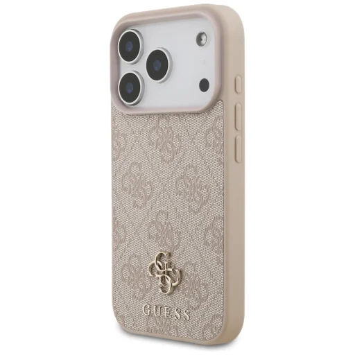 Apple iPhone 18 Pro / 17 Pro rózsaszín Guess 4G Small Classic Logo MagSafe hátlap tok - 2