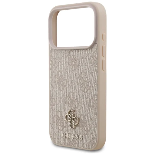 Apple iPhone 18 Pro / 17 Pro rózsaszín Guess 4G Small Classic Logo MagSafe hátlap tok - 6