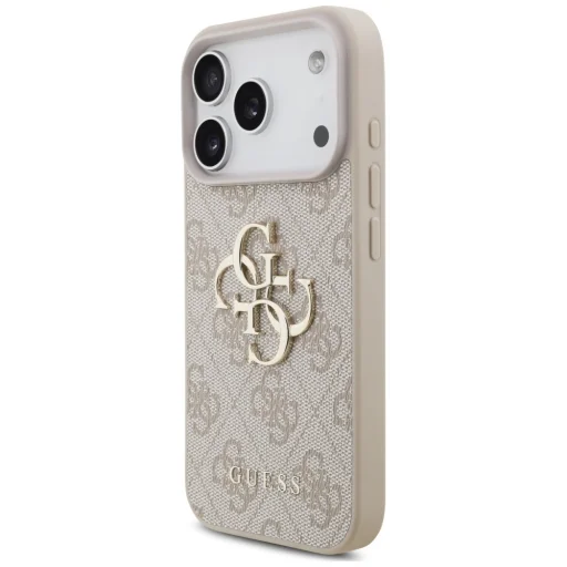 Apple iPhone 18 Pro / 17 Pro Rózsaszín Guess 4G Strap 4G Classic Logo hátlap tok - 3
