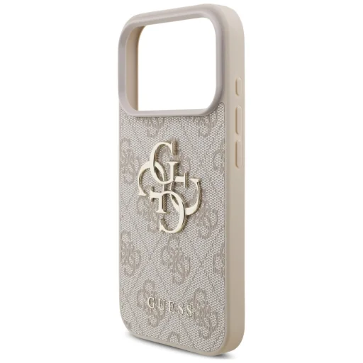 Apple iPhone 18 Pro / 17 Pro Rózsaszín Guess 4G Strap 4G Classic Logo hátlap tok - 6