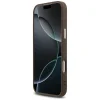 Apple iPhone 18 Pro Max / 17 Pro Max barna-ezüst Guess 4G Triangle Logo MagSafe tok thumbnail