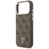 Apple iPhone 18 Pro Max / 17 Pro Max barna-ezüst Guess 4G Triangle Logo MagSafe tok thumbnail