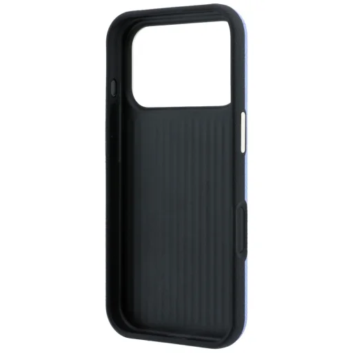 iPhone 18 Pro / 17 Pro modré puzdro Guess Grained & Big Resin Logo - 7