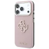 Apple iPhone 18 Pro / iPhone 17 Pro rózsaszín Guess Grained & Big Resin Logo tok thumbnail