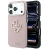 Apple iPhone 18 Pro / iPhone 17 Pro rózsaszín Guess Grained & Big Resin Logo tok thumbnail
