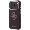 Apple iPhone 18 Pro Max / 17 Pro Max bordó Guess Grained & Big Resin Logo tok thumbnail
