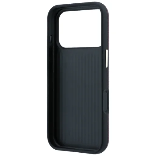 Apple iPhone 18 Pro Max / 17 Pro Max bordó Guess Grained & Big Resin Logo tok - 7