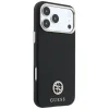Apple iPhone 18 Pro Max / 17 Pro Max čierne puzdro Guess Grained Round Strass Logo MagSafe thumbnail