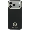 Apple iPhone 18 Pro Max / 17 Pro Max fekete Guess Grained Round Strass Logo MagSafe tok thumbnail