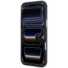 Apple iPhone 18 Pro Max / 17 Pro Max fekete Guess Grained Round Strass Logo MagSafe tok thumbnail