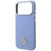 Apple iPhone 18 Pro Max / iPhone 17 Pro Max modré puzdro Guess Grained Round Strass Logo MagSafe thumbnail