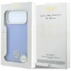 Apple iPhone 18 Pro Max / iPhone 17 Pro Max kék Guess Grained Round Strass Logo MagSafe tok thumbnail