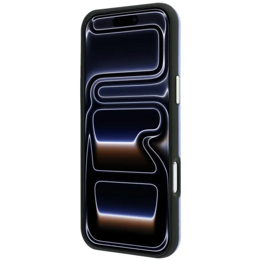 Apple iPhone 18 Pro Max / iPhone 17 Pro Max kék Guess Grained Round Strass Logo MagSafe tok - 5