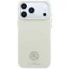 iPhone 18 Pro / iPhone 17 Pro bézs Guess Grained Round Strass Logo MagSafe hátlap tok thumbnail