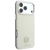 iPhone 18 Pro / iPhone 17 Pro bézs Guess Grained Round Strass Logo MagSafe hátlap tok thumbnail