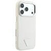 Apple iPhone 18 Pro Max / 17 Pro Max bézs Guess Grained Triangle Logo MagSafe tok thumbnail