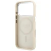 Apple iPhone 18 Pro Max / 17 Pro Max bézs Guess Grained Triangle Logo MagSafe tok thumbnail