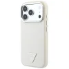 iPhone 18 Pro / 17 Pro béžový Guess Grained Triangle Logo MagSafe kryt thumbnail