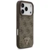 Apple iPhone 18 Pro / 17 Pro barna Guess Leather 4G Triangle Strass MagSafe tok thumbnail