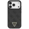 iPhone 18 Pro / 17 Pro fekete Guess Leather 4G Triangle Strass MagSafe tok thumbnail