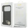 iPhone 18 Pro / 17 Pro fekete Guess Leather 4G Triangle Strass MagSafe tok thumbnail