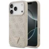iPhone 18 Pro / 17 Pro rózsaszín Guess Leather 4G Triangle Strass MagSafe hátlap tok thumbnail
