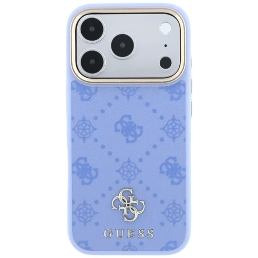 iPhone 18 Pro Max / 17 Pro Max svetlomodrý kryt Guess Peony 4G Small Logo MagSafe - 3