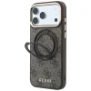 Apple iPhone 18 Pro / 17 Pro barna Guess Ring Stand 360 4G Classic Logo MagSafe tok thumbnail