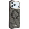 Apple iPhone 18 Pro / 17 Pro barna Guess Ring Stand 360 4G Classic Logo MagSafe tok thumbnail