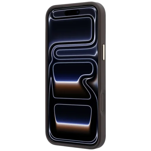 Apple iPhone 18 Pro / 17 Pro barna Guess Ring Stand 360 4G Classic Logo MagSafe tok - 5
