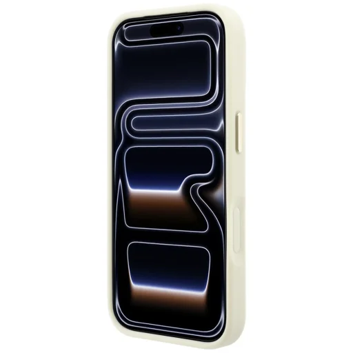 iPhone 18 Pro Max / 17 Pro Max béžový zadný kryt Guess Ring Stand 360 Grained Classic Logo MagSafe - 5