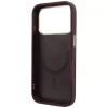 Apple iPhone 18 Pro Max / 17 Pro Max bordové Guess puzdro s 360° prstencovým stojanom Grained Classic Logo MagSafe thumbnail